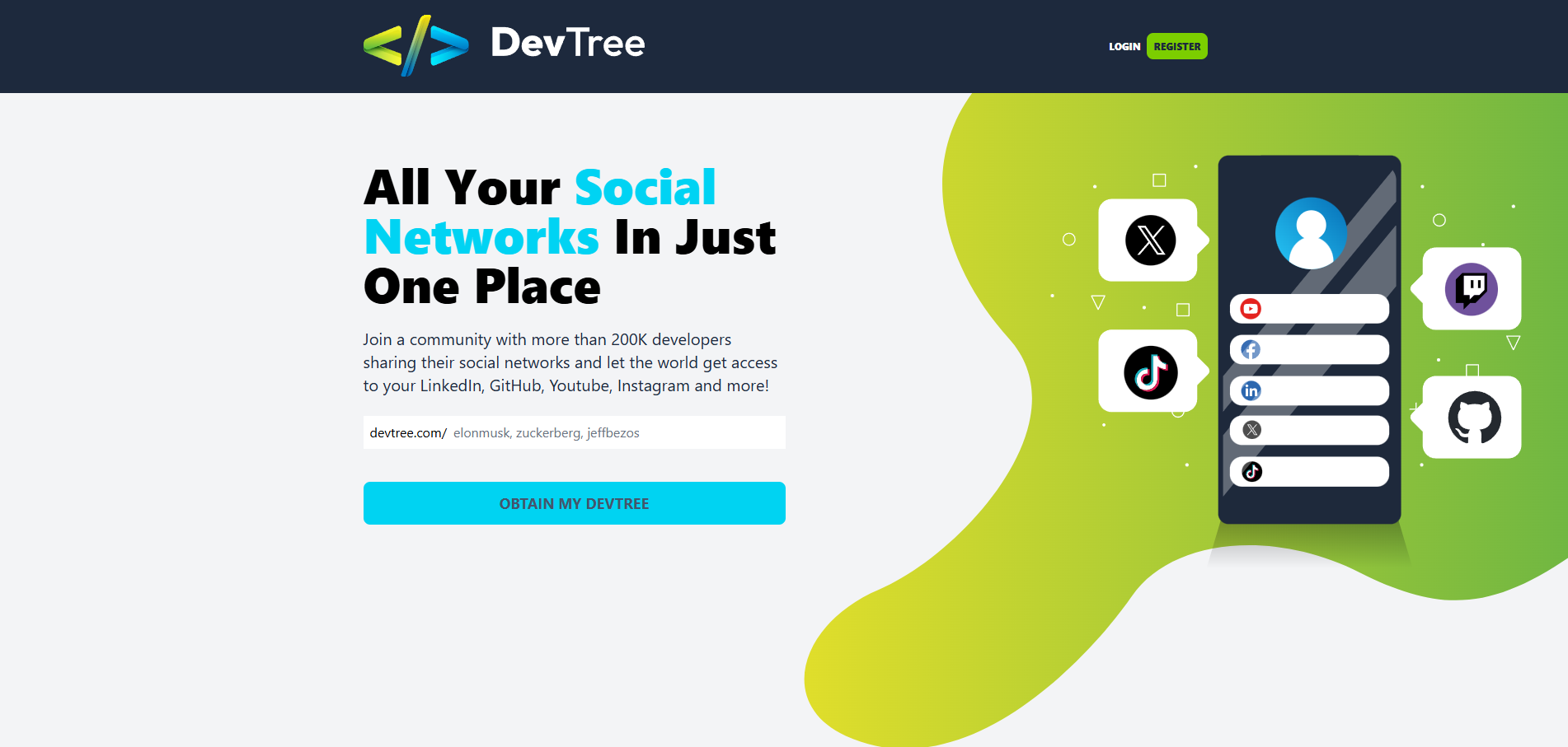 DevTree project preview